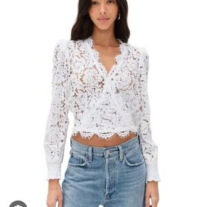 Generation Love Kairi Lace Wrap Blouse NWT - XL